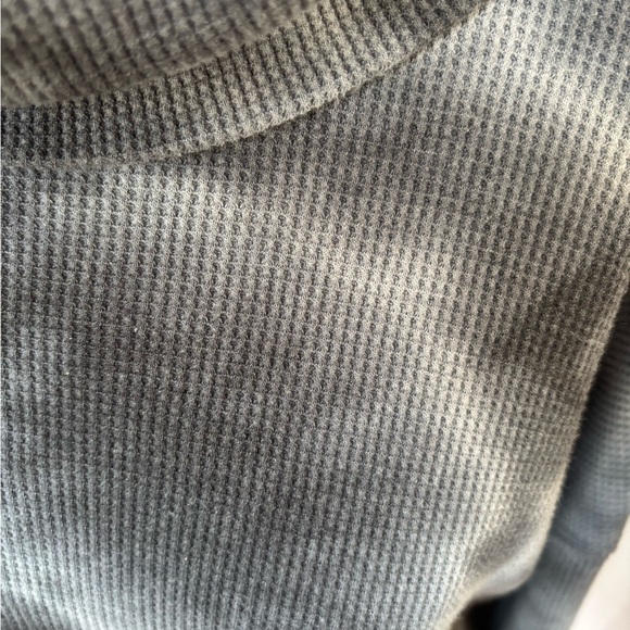 Anthropologie Maeve Gray Tie Dye Waffle Knit Cowl Neck Pullover Sweater Size S - Picture 10 of 10